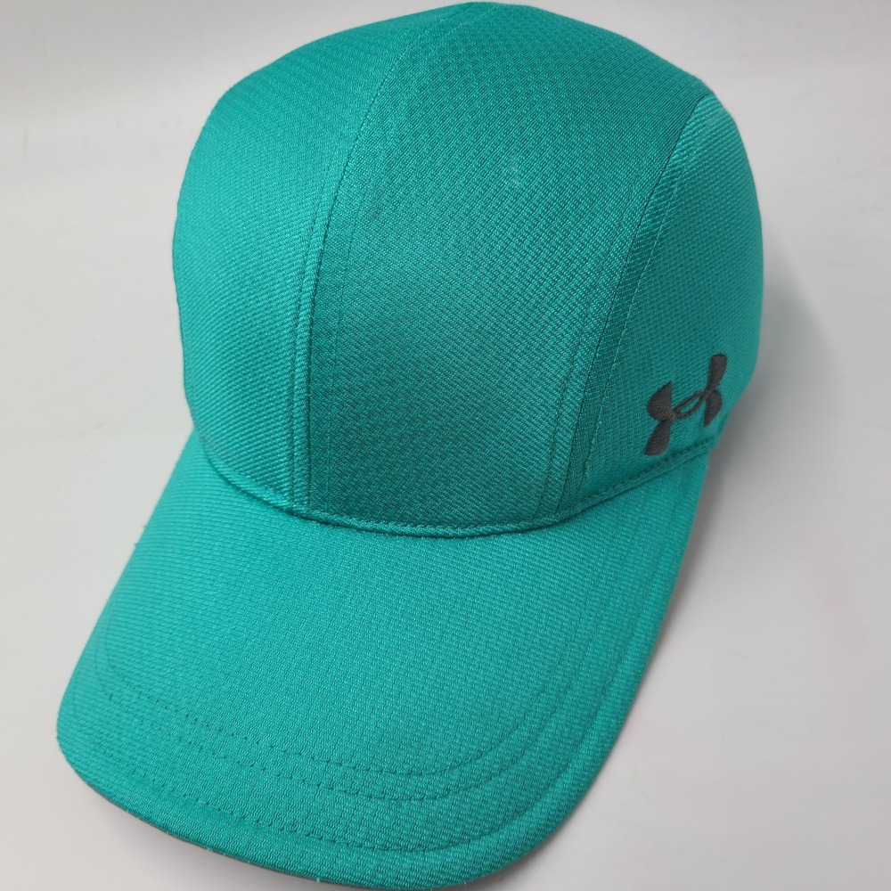 Women Under Armour Hat Strapback (Fits Small) 4 Panel Teal Running Golf Tennis